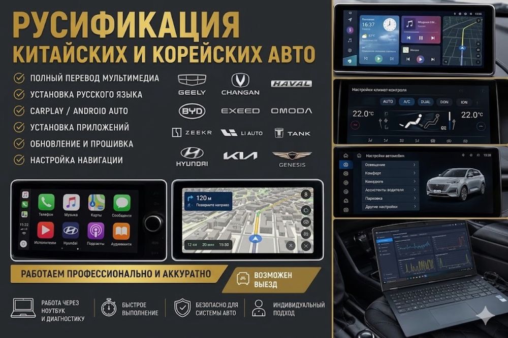Русификация китайских авто