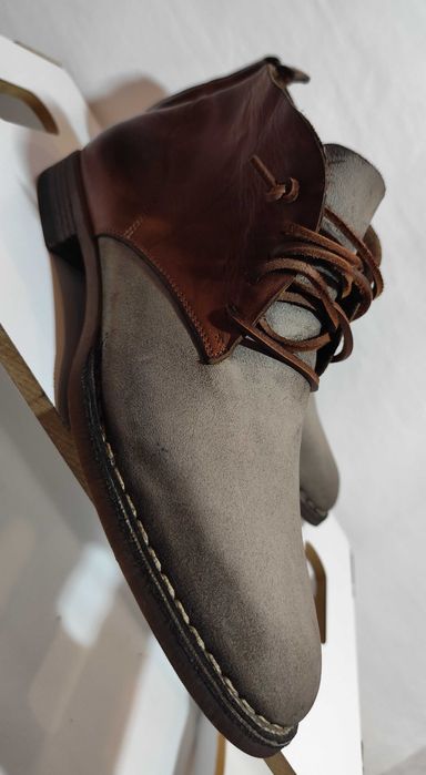 Ghete lace up 42 de lux Silvano Sassetti NOI piele naturala moale