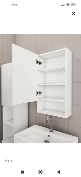 Шкаф навесной для ванной