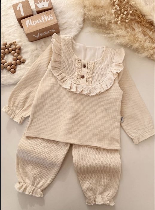 Детская одежда, нежный комплект для маленьких модниц