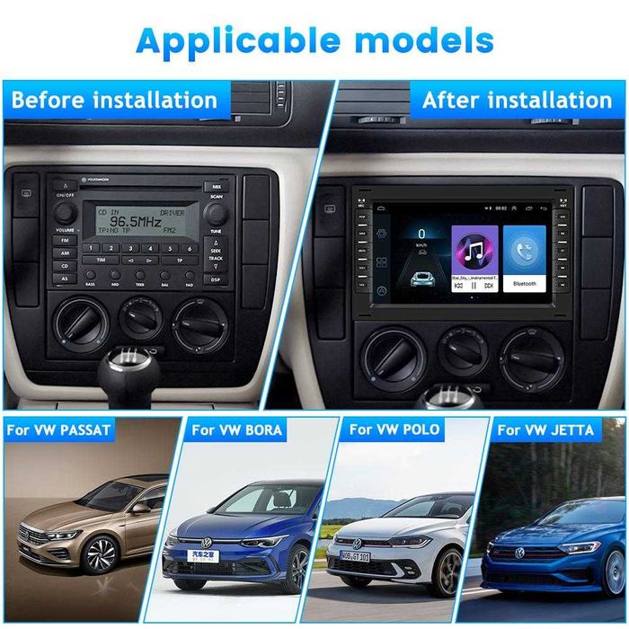 Мултимедия за VW BORA POLO SHARAN JETTA Golf PASSAT навигация Android