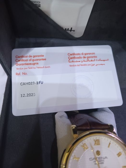 Дамски Швейцарски Автоматичен часовник Catena -800лв Нов
