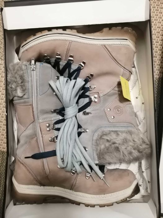 Дамски зимни боти/ботуши естествена кожа