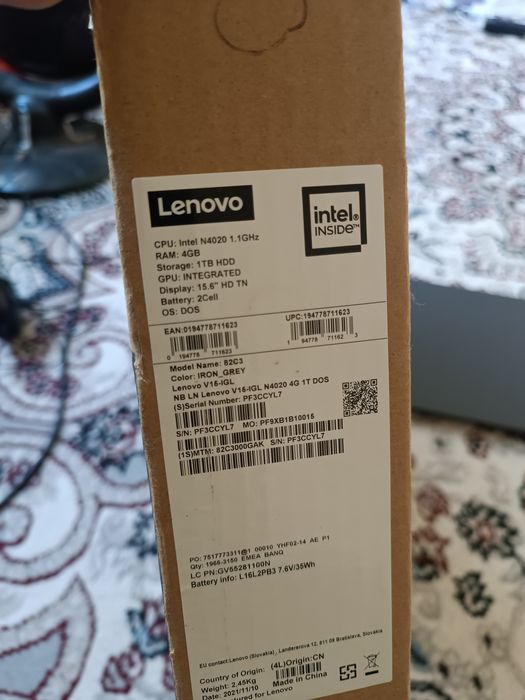 Lenovo 82c3 V15-IGL (1TB)