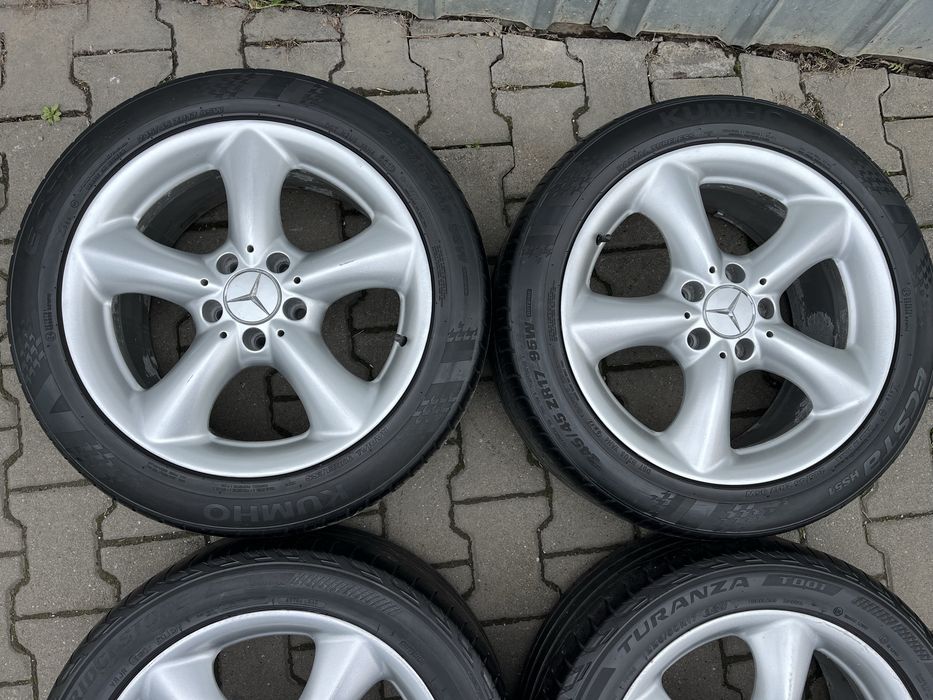 Jante aliaj 5x112mm, 245/45 R17, 225/50 R17,  Mercedes C E CLK SLK