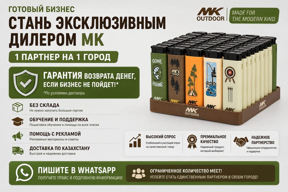 Готовый бизнес Гарантия возврата товара по продаже зажигалок Доход от