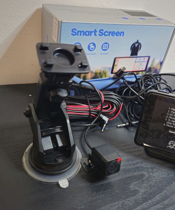 Smart Screen Carplay/Android Auto cu camera de Marșarier