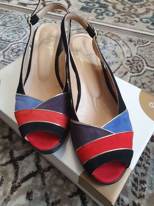 Pantofi decupati, piele naturala, 36