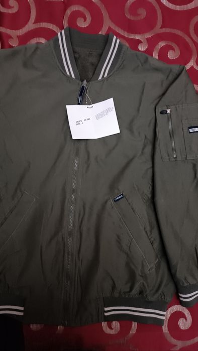 Куртка Adidas,бомбер, оригинал Германия,двусторонняя,р.L(48-50)новая.