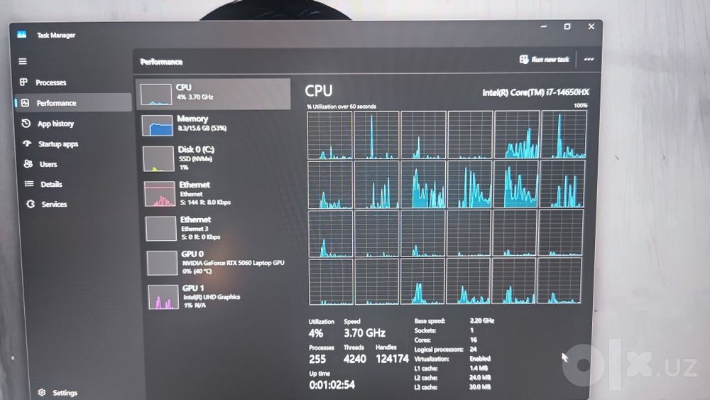 Asus tuf gaming F16 (2025 oxiri)