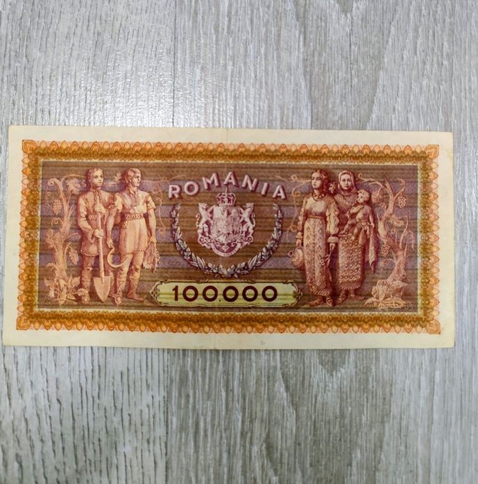 Bancnotă veche 100.000 Lei – România – piesă de colecție