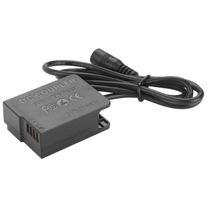 Alimentator priza DMW-DCC8 BLC12 pentru camera Panasonic Lumix GH2 GX8 G80 G81 G85 FZ200 FZ300 FZ1000 FZ2000 FZ2500 G5 G6 G7 G70