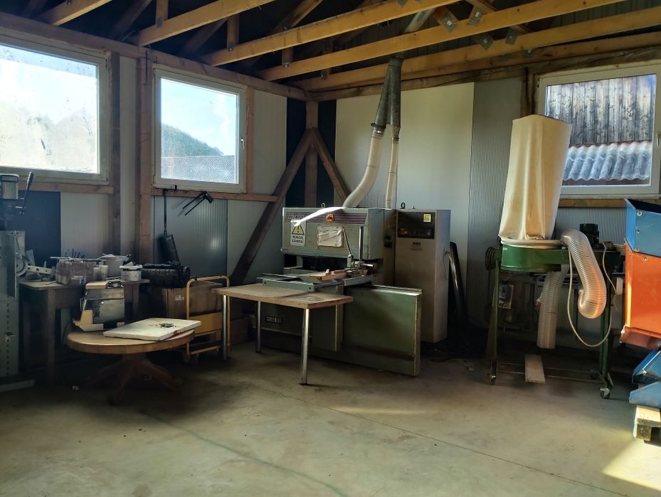 Oportunitate afacere-Hala,casa si atelier tamplarie -Inau-Tg Lapus
