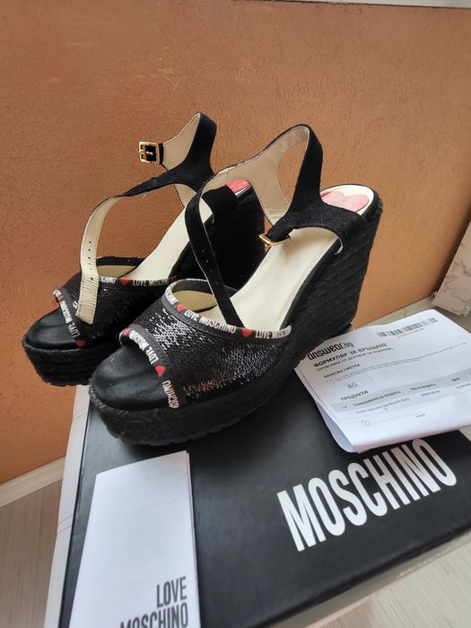Сандали еспадрили LOVE MOSCHINO