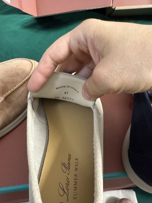 Mocasini Loro Piana piele naturala 100% Full Box colectie noua