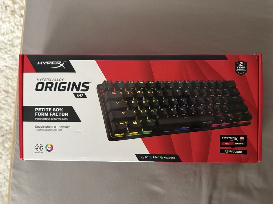 Клавиатруа hyperx alloy origins 60