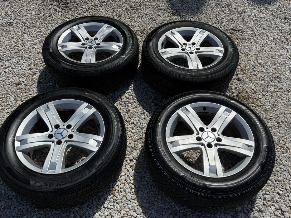 4 джанти МЕРЦЕДЕС с гуми HANKOOK  235/60/17 ALLSEASON DOT 24