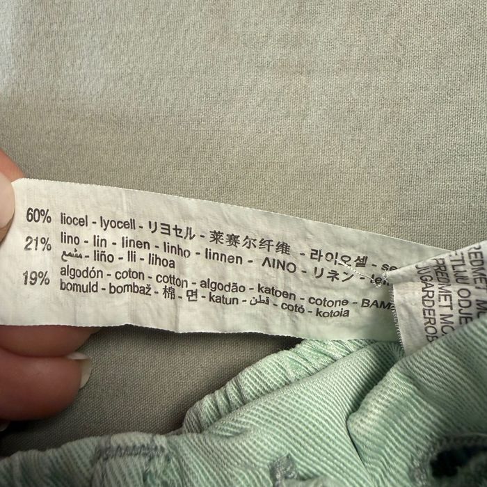 Pantaloni scurți cu buzunare bleu, Zara, mărimea 2-3 ani