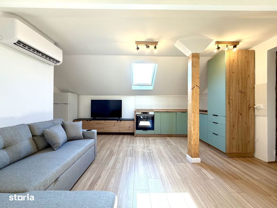 Apartament 50 mp etaj 3 finisat, mobilat, utilat deasupra Tribunalului
