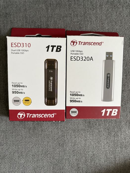 Внешний SSD Transcend. Есть М.2 и micro sd.