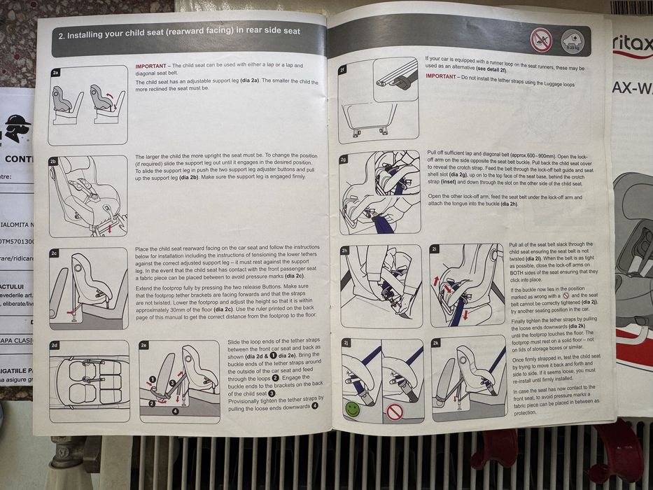 Scaun auto bebe copil Britax Romer