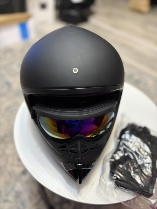 Set Casca atv cross S 55/56 negru mat