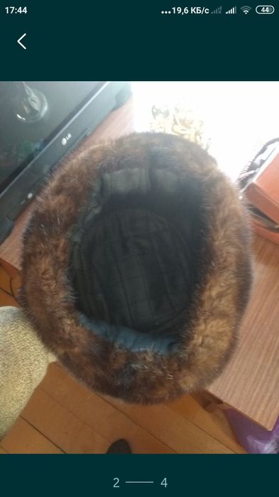 Шапка норка новая