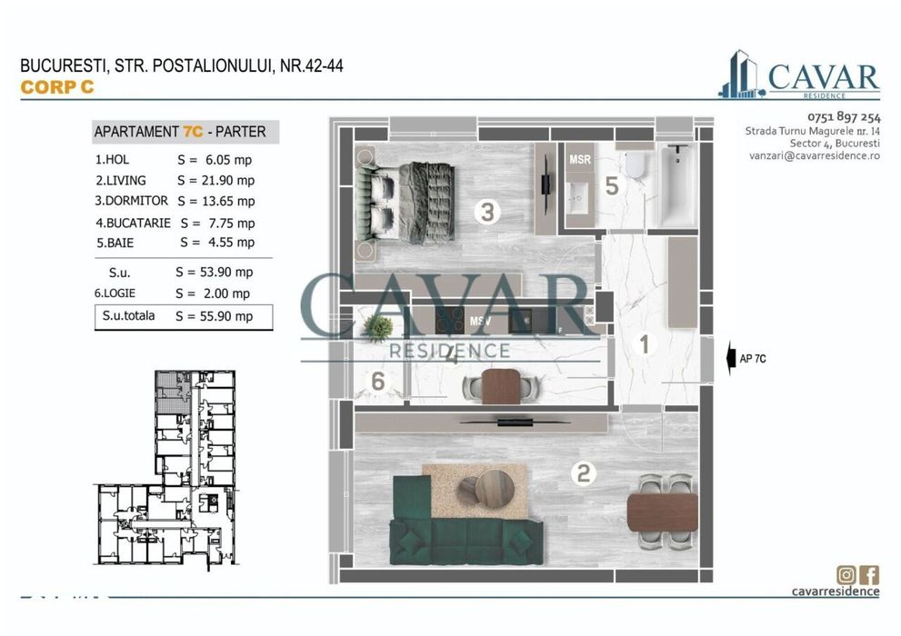 Alege responsabil. Alege Cavar Residence