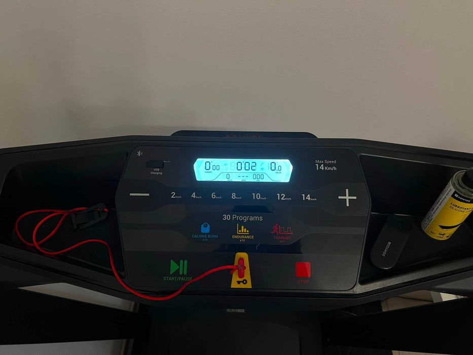 Bandă de alergat RUN100E Compactă si Pliabila - 14 km/h 45 x 120 cm - DOMYOS