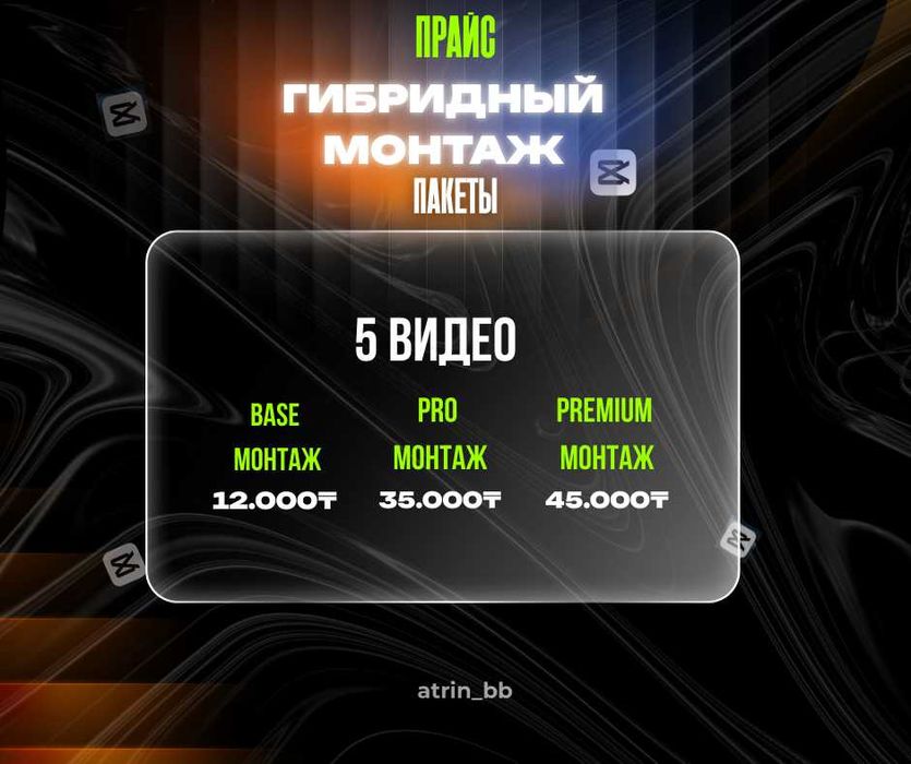 Гибридный монтаж видео Reels