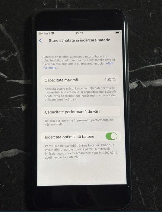 Iphone 8 baterie 100% originala