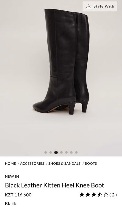 Сапоги 100% кожа, 39 размер