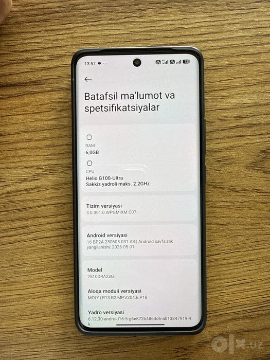 Redmi note 15 sotiladi