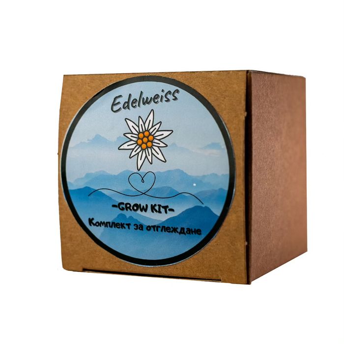 Отгледай своя Еделвайс! Кутийки със семена и инструкции.