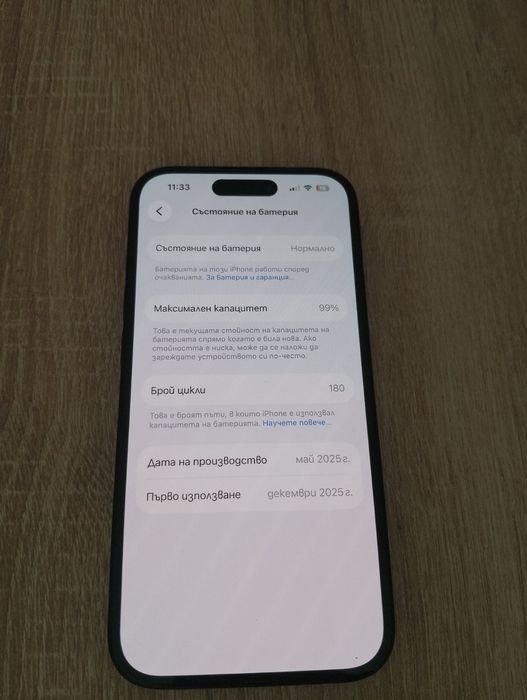 Черен iPhone 15
