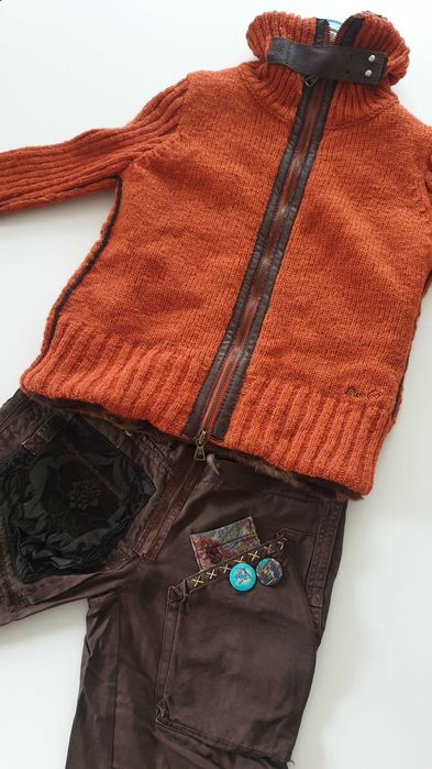 Топла плетена жилетка Miss 60