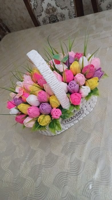 Цветы из мыло Дешево