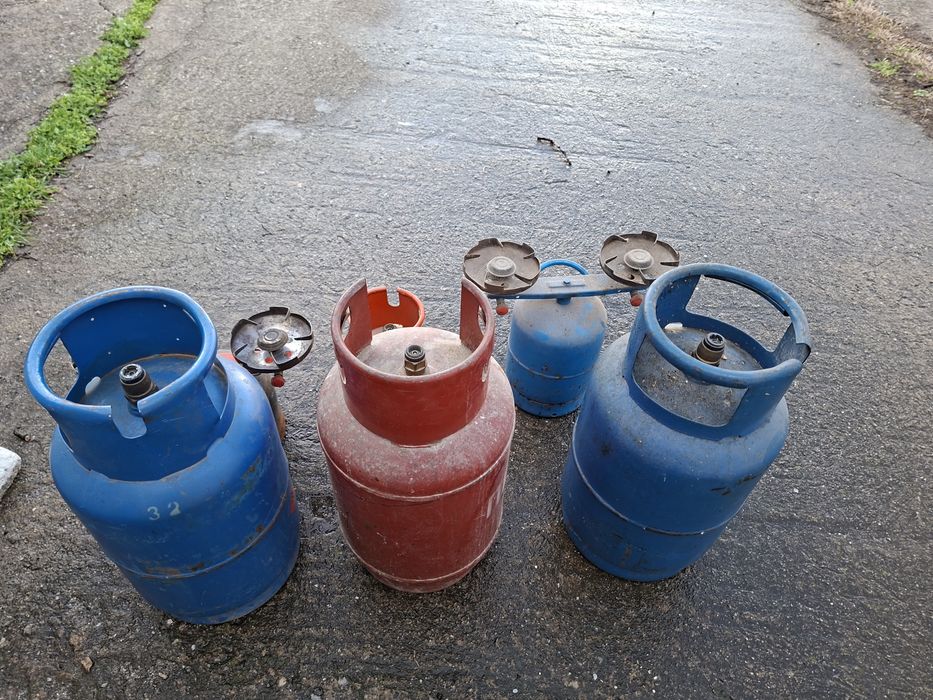 Газови бутилки различни видове