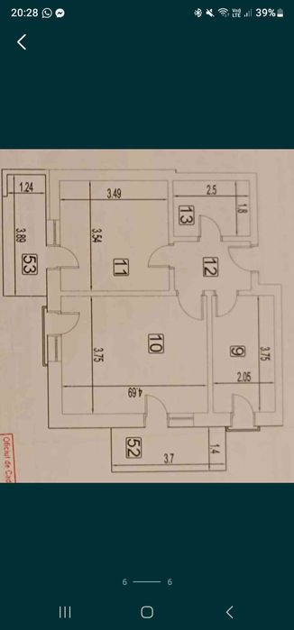 Vând apartament 2 camere drumul gura putnei