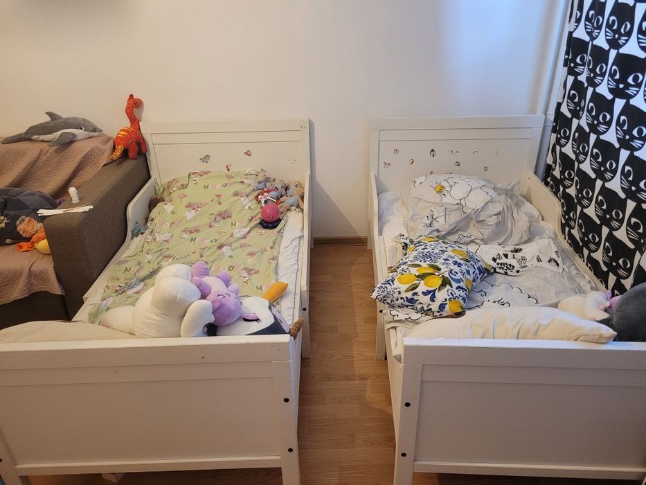 Doua Paturi copii extensibile Ikea