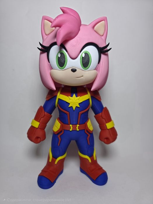 3D-фигуроки Sonic × Marvel | Кроссовер | Авторская серия