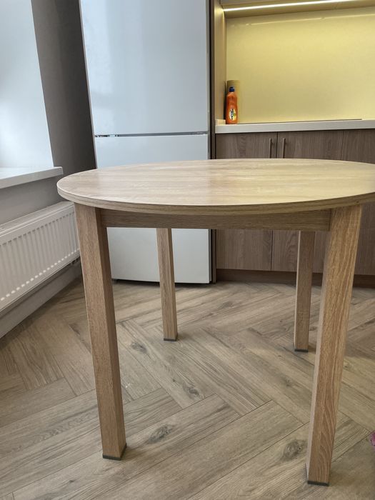 Стол круглый, 1 м., раздвижной,