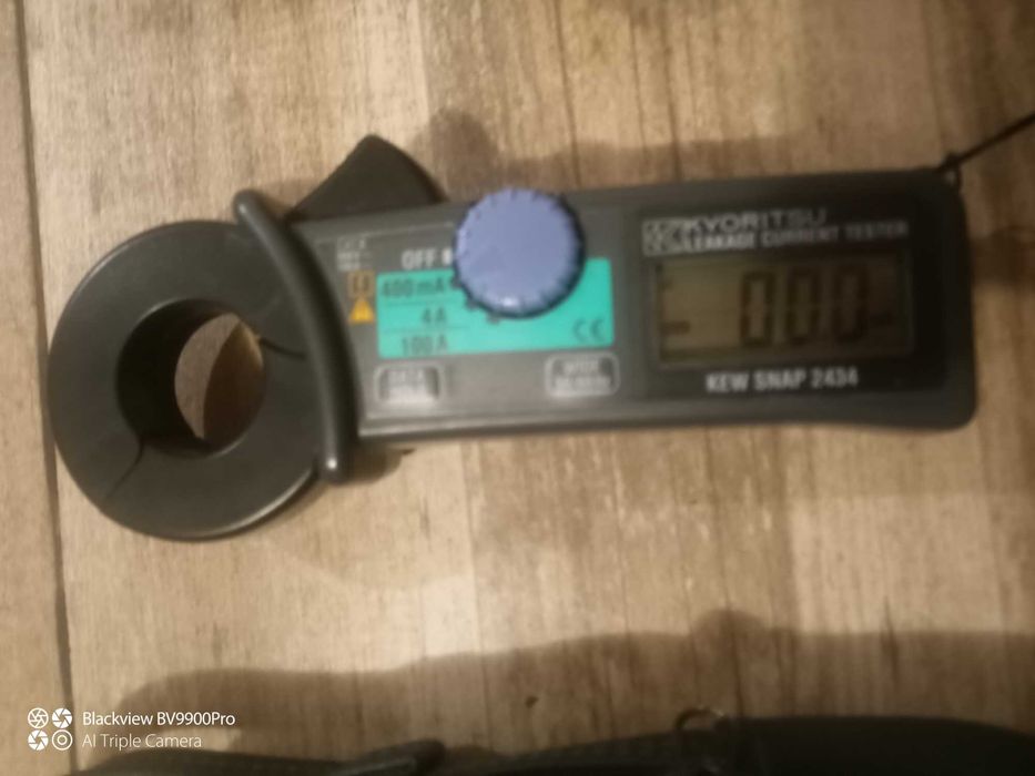 Vand clampmetru curent de scurgere/leakage clamp meter KYORITSU KEW SNAP 2434 SI CALU FLUKE