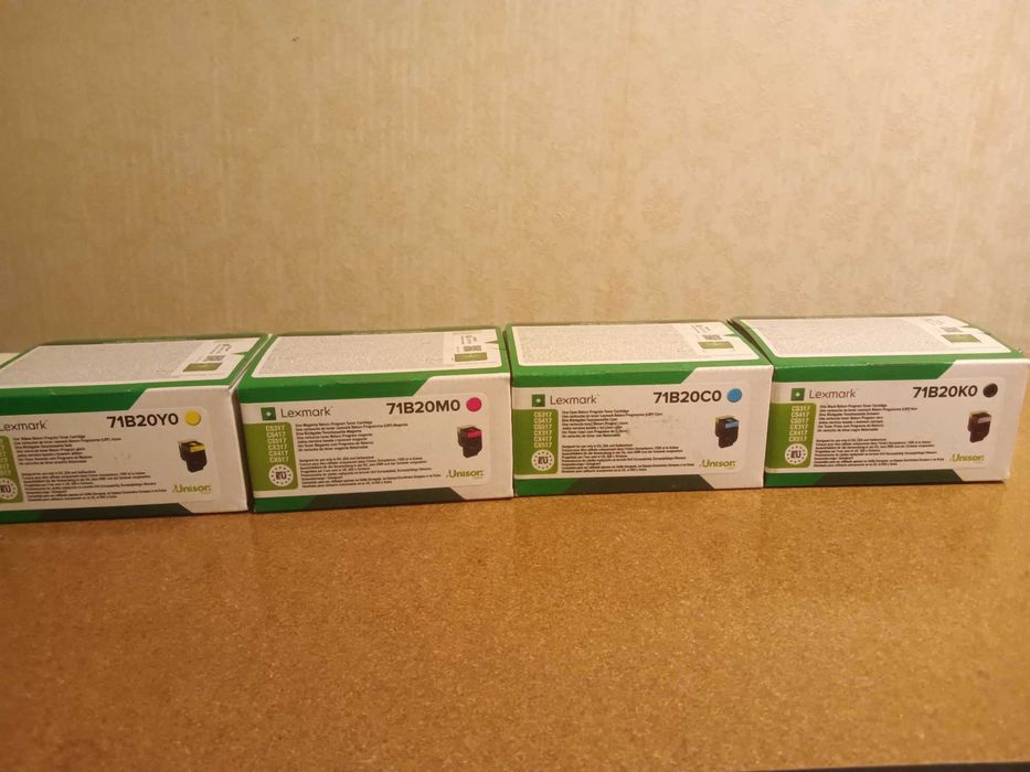 Чисто нови оригинални тонер касети 71B20 за Lexmark CS/CX317,417,517