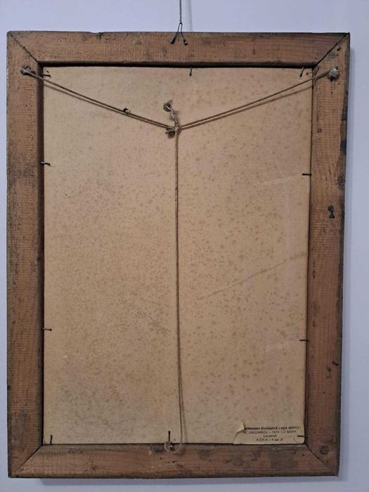 Tablou vechi Nicolaie Grigorescu ,,Fata cu basma galbena "