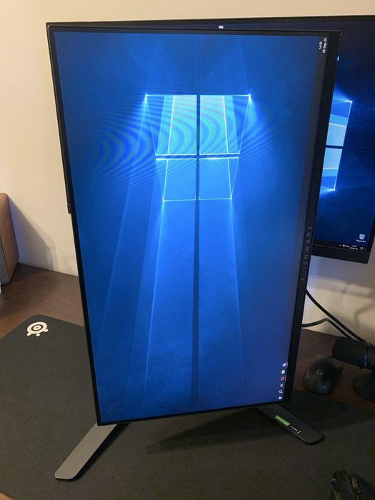 Monitor Alienware Gaming AW2521HFA 24.5 inch FHD AHVA-IPS 1 ms 240 Hz FreeSync Premium & G-Sync Compatible, blac, iluminare Alien FX ambilight