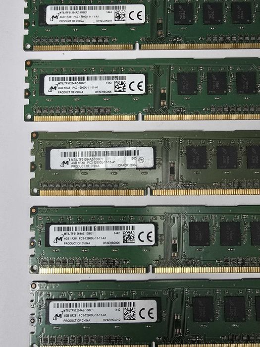 Memorie RAM desktop Micron 4GB DDR3 1600Mhz MT8JTF51264AZ-1G6E1