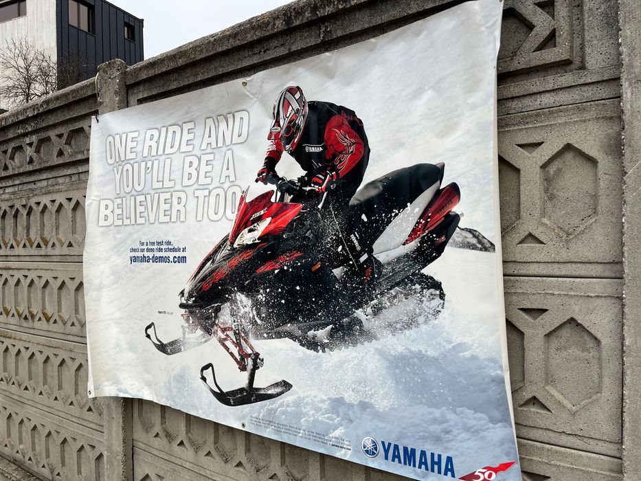 Banner yamaha atv