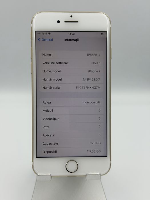 iPhone 7 128GB Gold – stare impecabilă