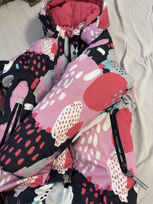 зимний комбинезон на девочку 134